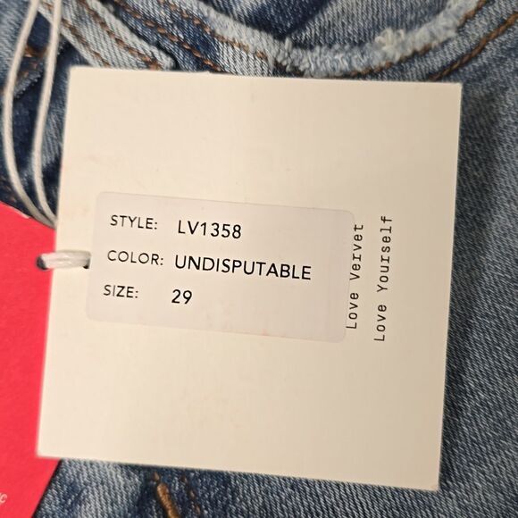 1469 NWT Lovervet By Vervet Tummy Control Top Mid Rise Wide Leg Sz 29/9 - Picture 7 of 11